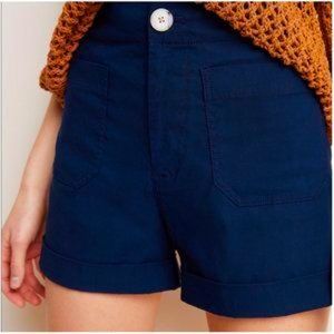 Anthropologie Megan Patch Pocket Shorts 28